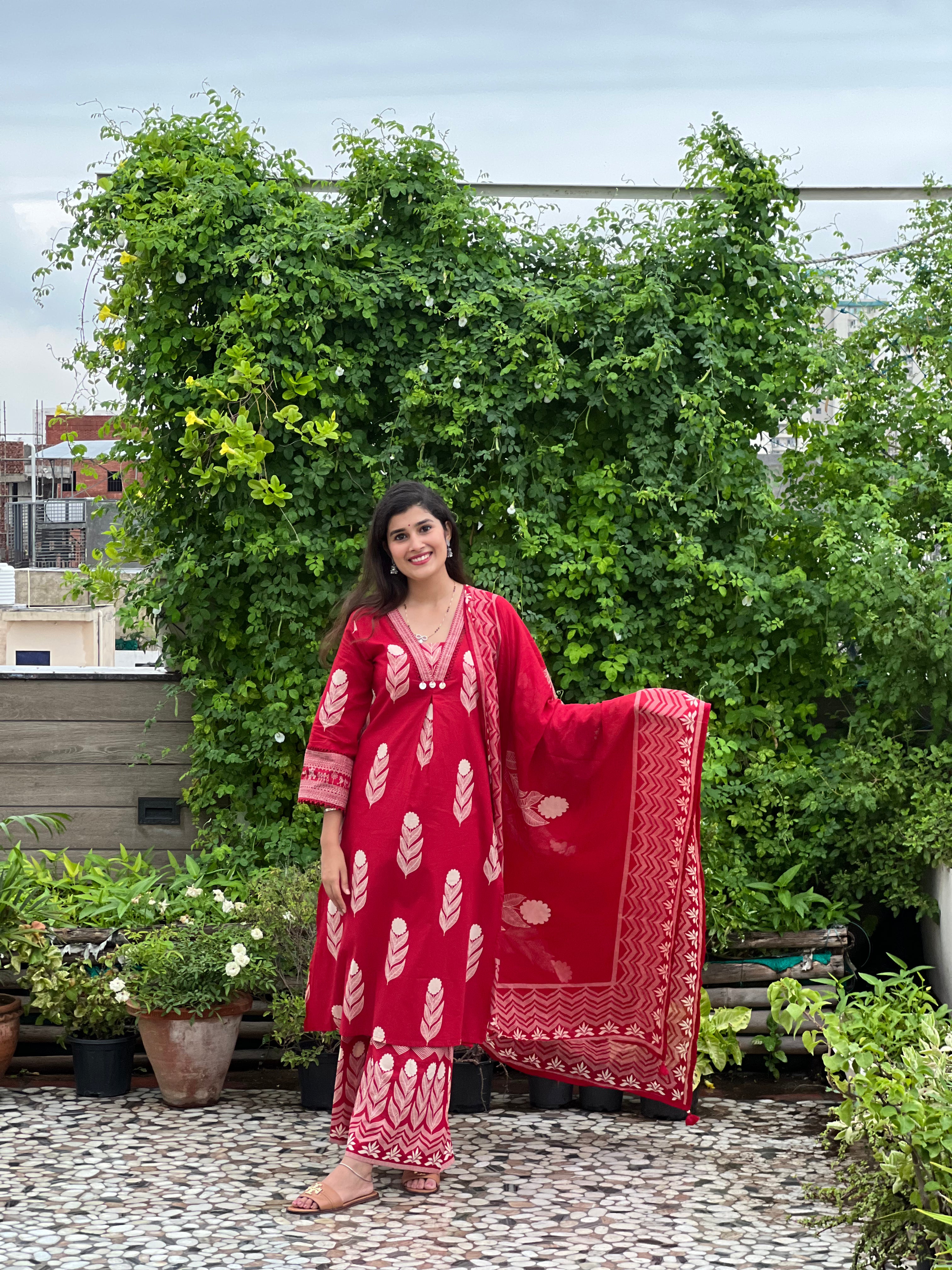 Pakistani A-line cut