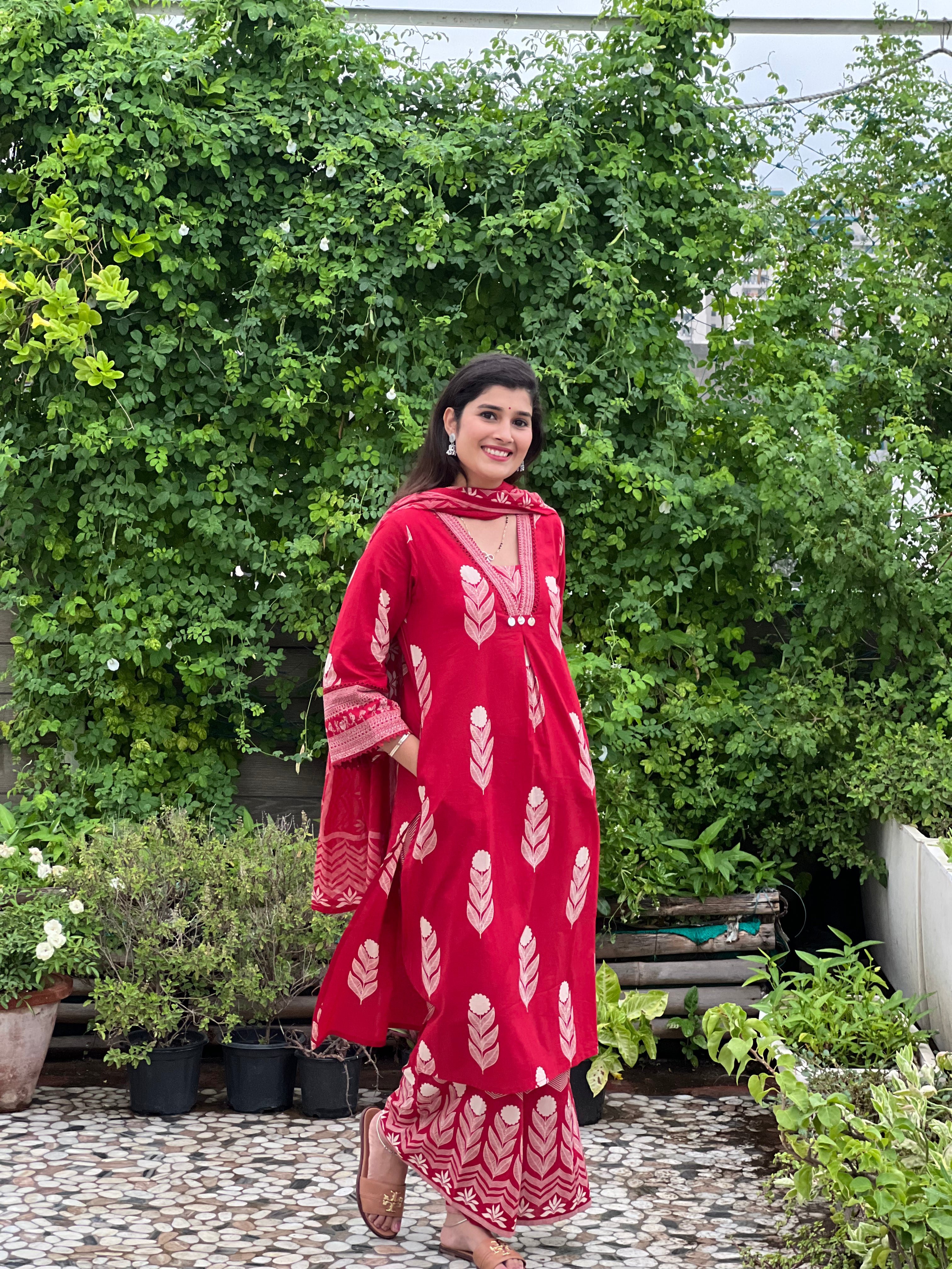 Pakistani A-line cut